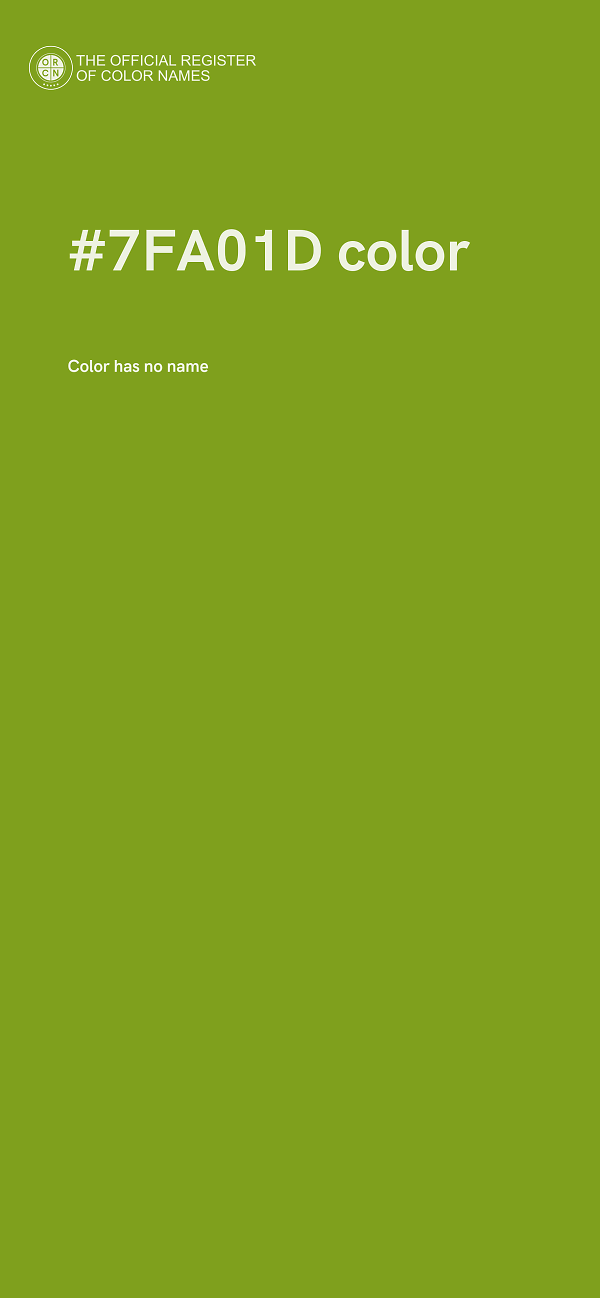#7FA01D color image