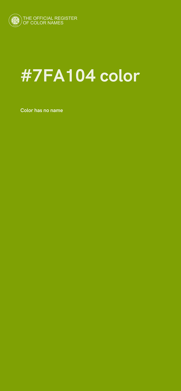 #7FA104 color image