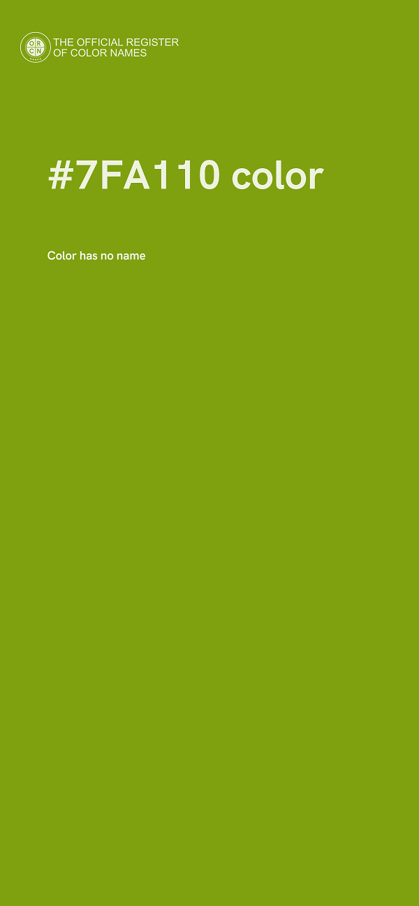 #7FA110 color image