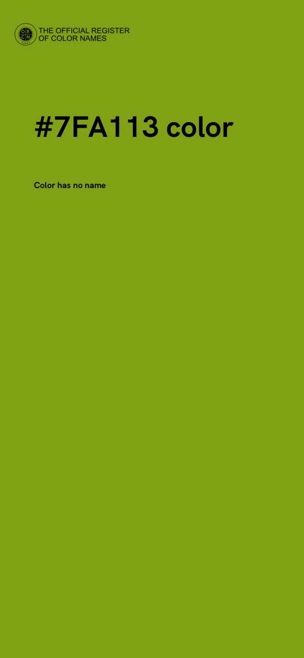 #7FA113 color image