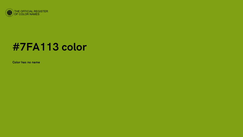 #7FA113 color image