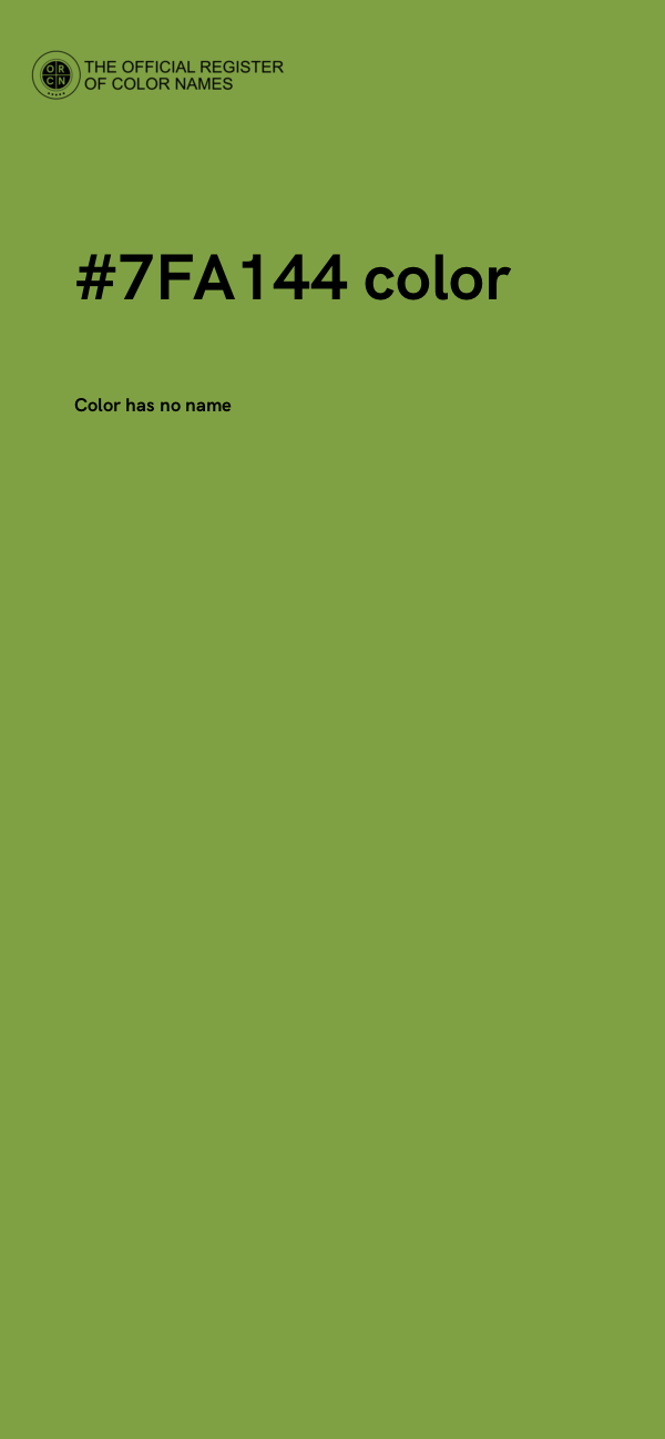 #7FA144 color image