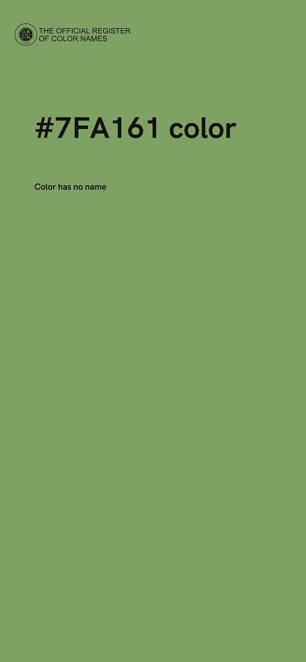 #7FA161 color image