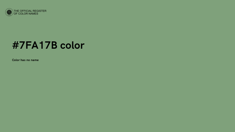 #7FA17B color image