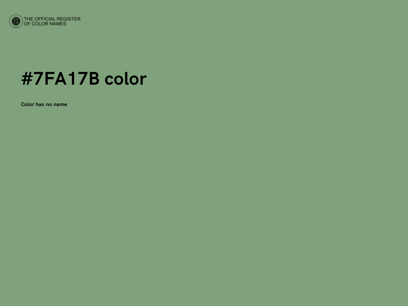 #7FA17B color image