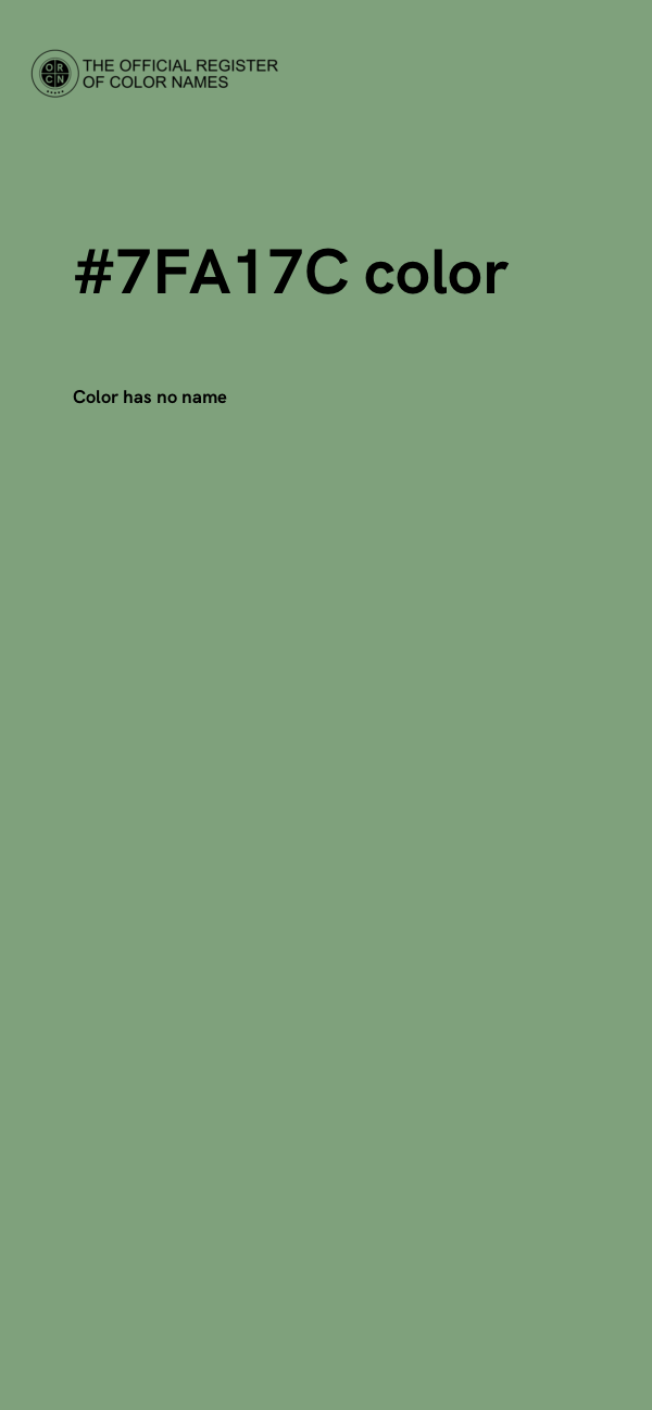 #7FA17C color image