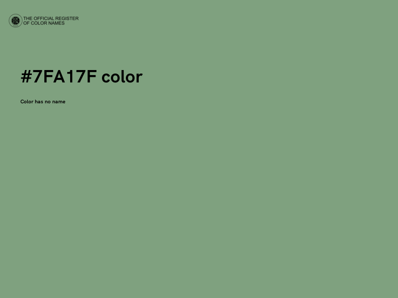 #7FA17F color image