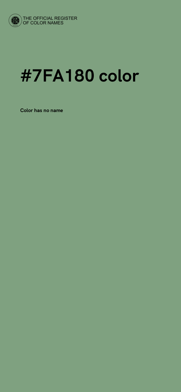 #7FA180 color image