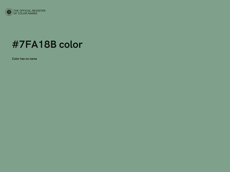 #7FA18B color image