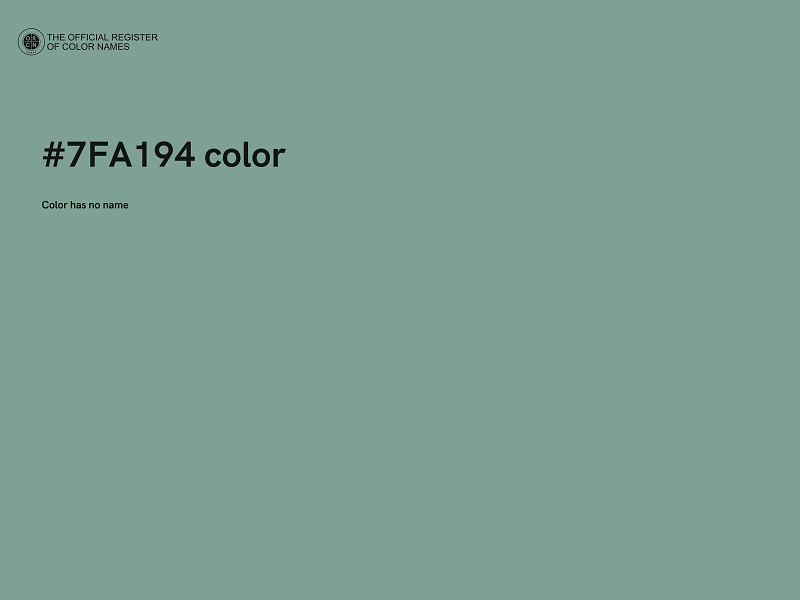 #7FA194 color image