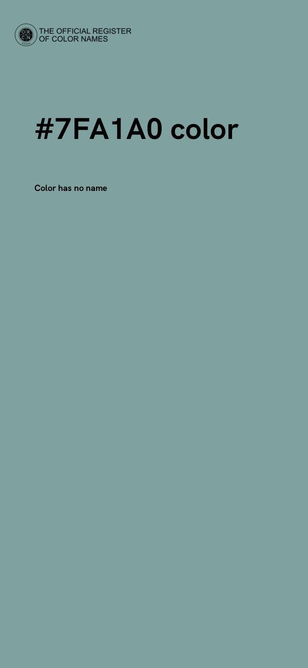 #7FA1A0 color image