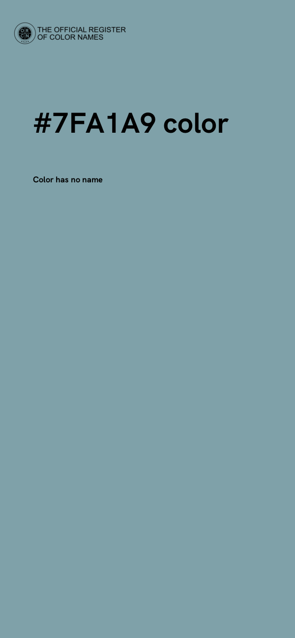 #7FA1A9 color image