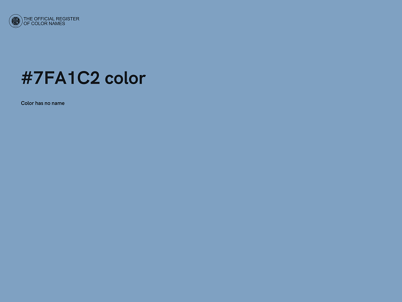 #7FA1C2 color image