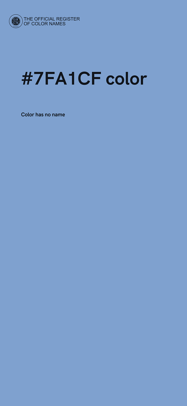 #7FA1CF color image