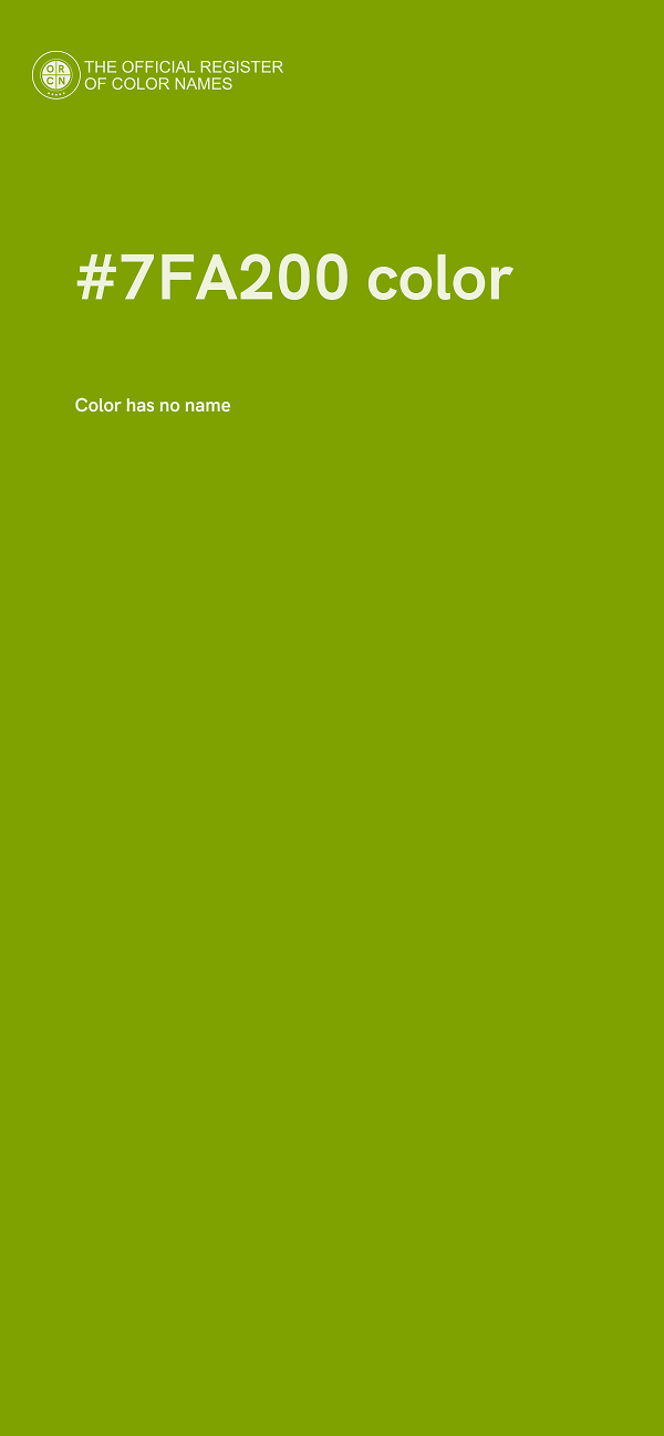 #7FA200 color image