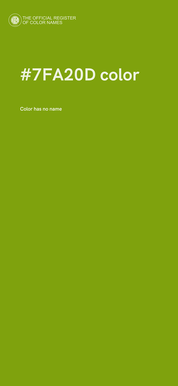 #7FA20D color image