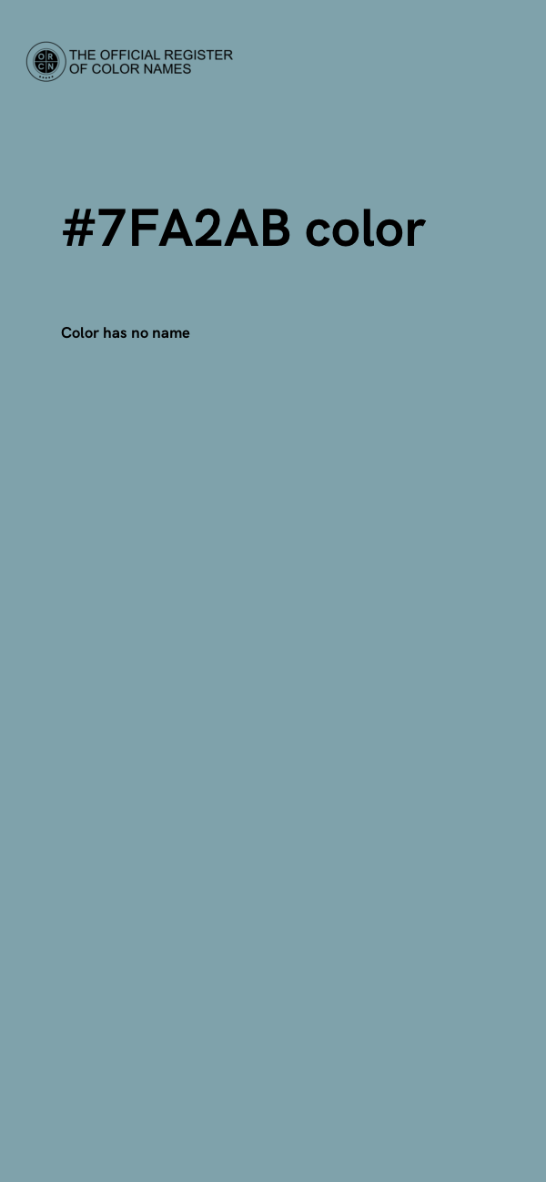 #7FA2AB color image
