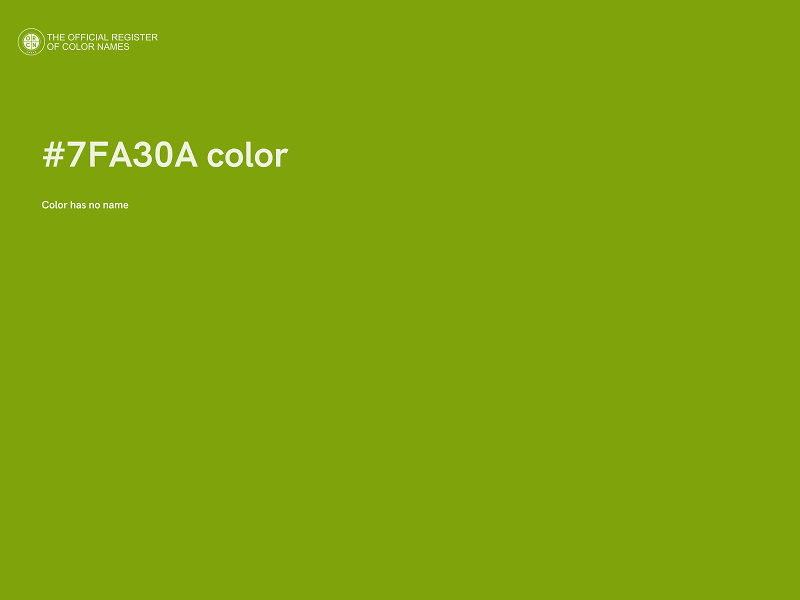 #7FA30A color image