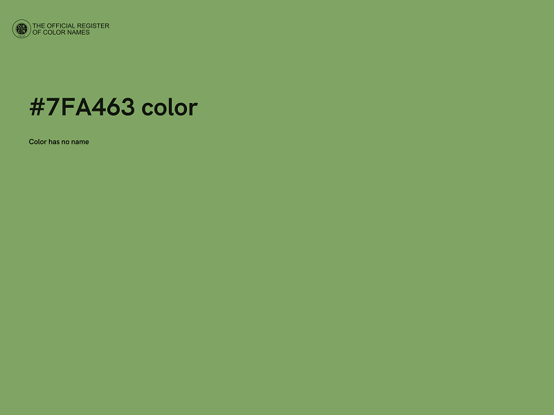 #7FA463 color image