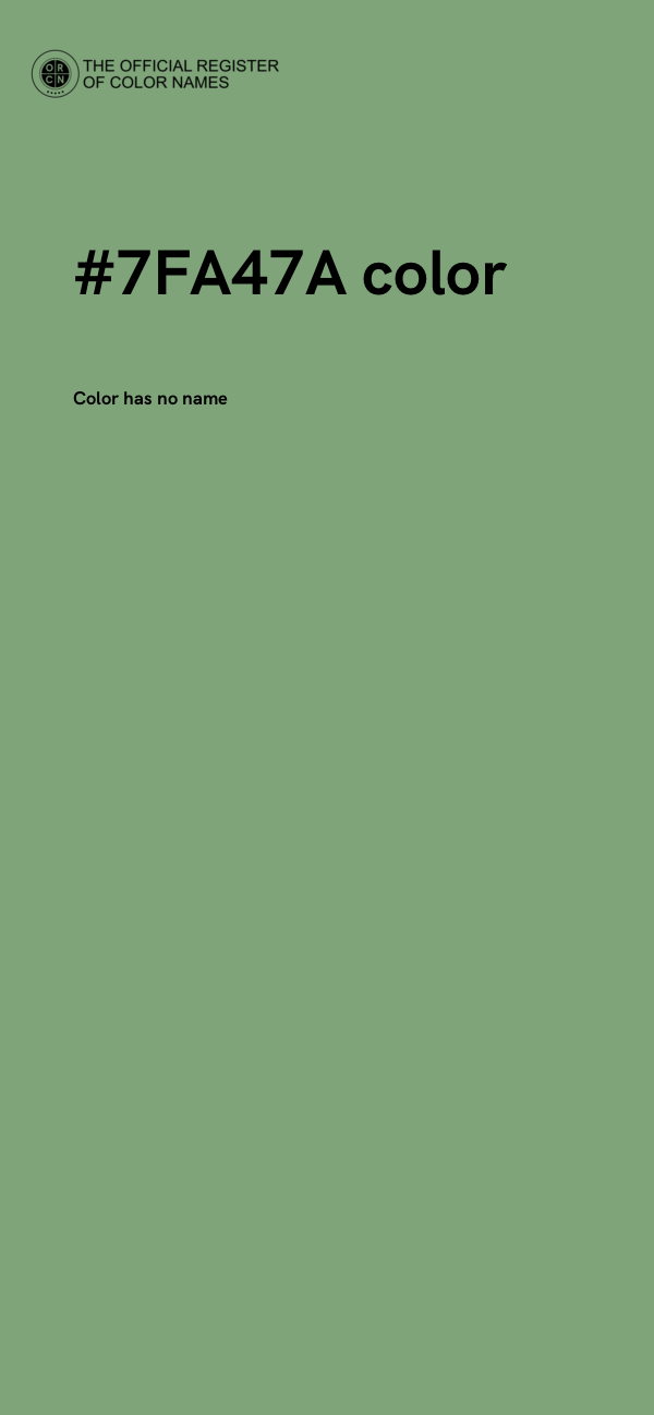 #7FA47A color image