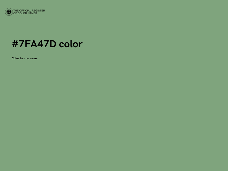 #7FA47D color image
