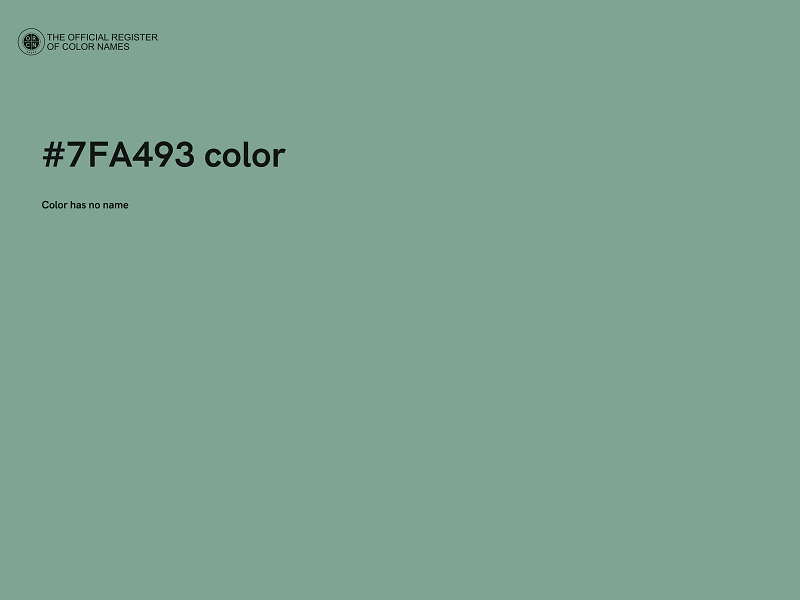 #7FA493 color image