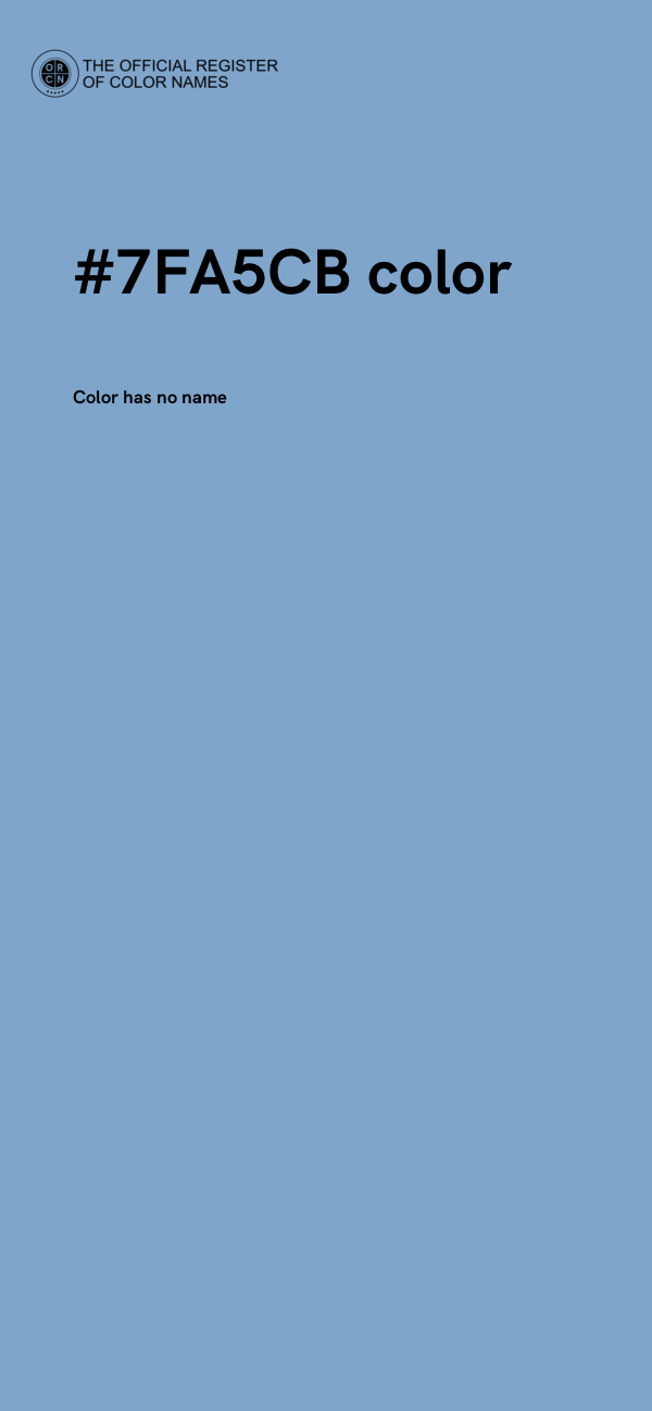 #7FA5CB color image