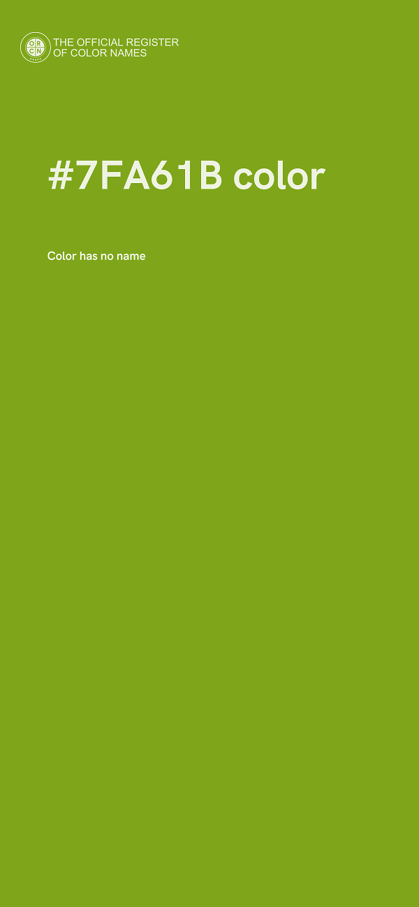 #7FA61B color image