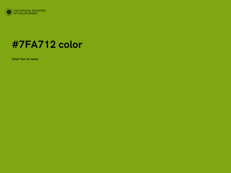#7FA712 color image