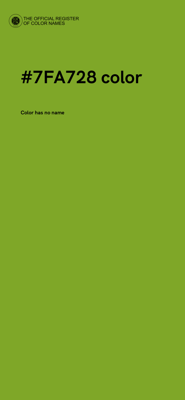 #7FA728 color image