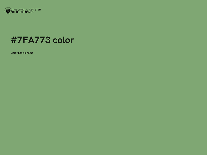 #7FA773 color image