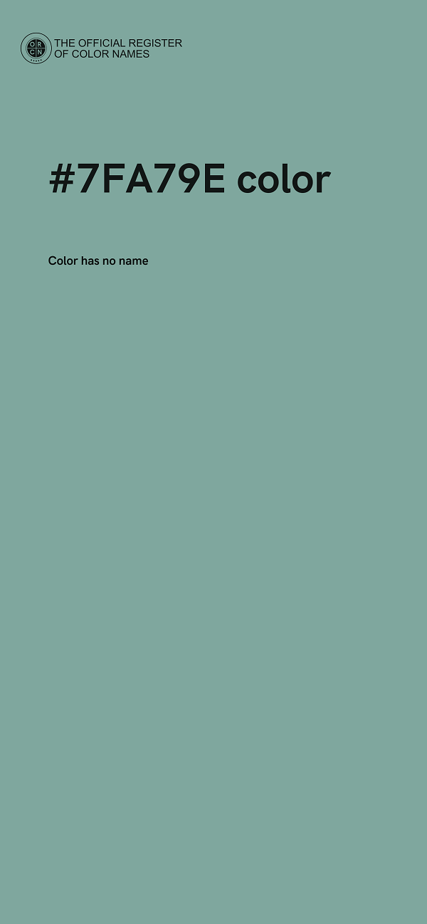 #7FA79E color image