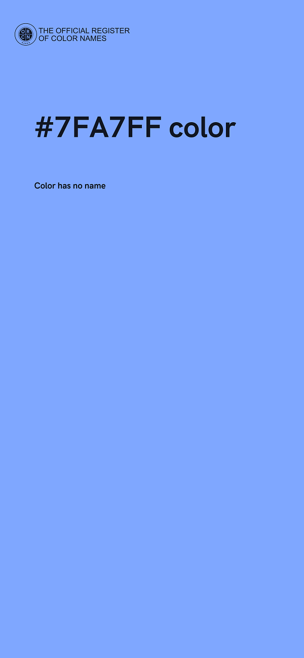 #7FA7FF color image