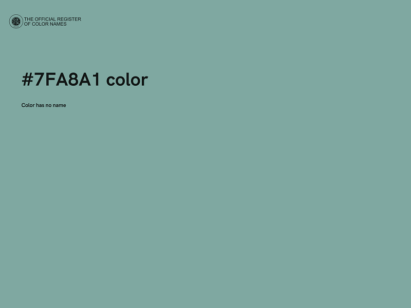 #7FA8A1 color image