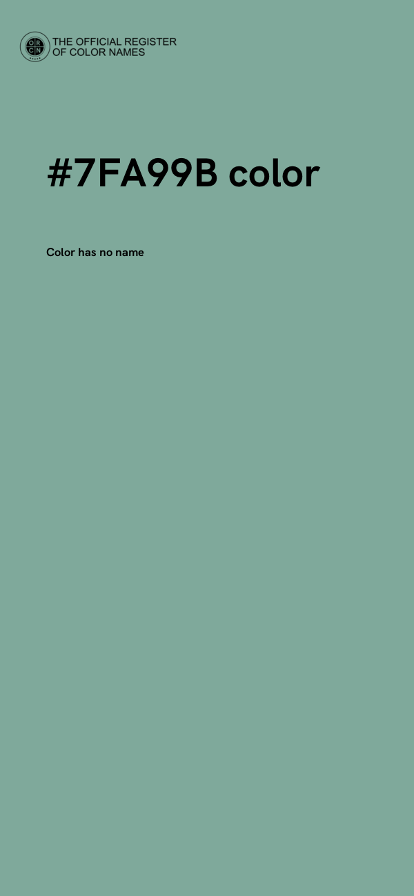 #7FA99B color image