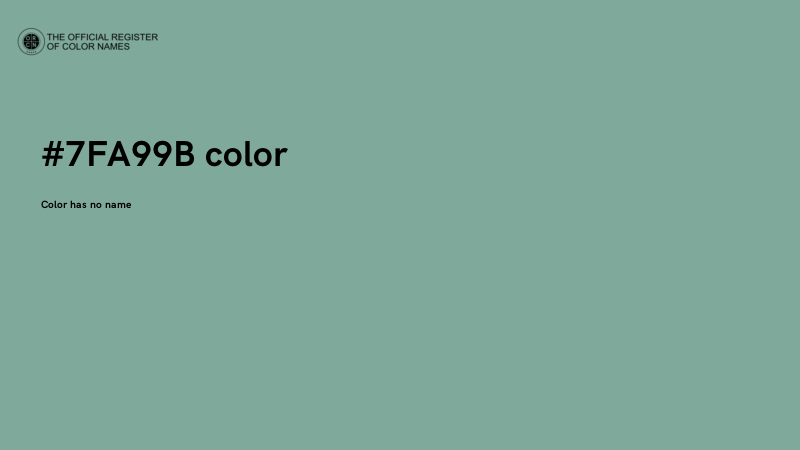#7FA99B color image