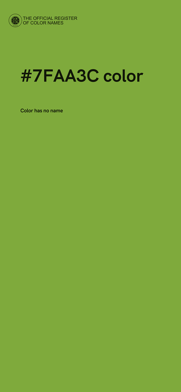 #7FAA3C color image