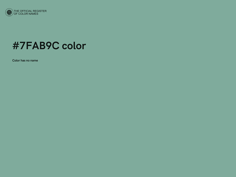 #7FAB9C color image