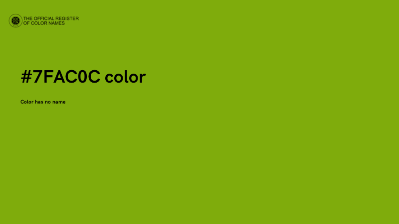 #7FAC0C color image