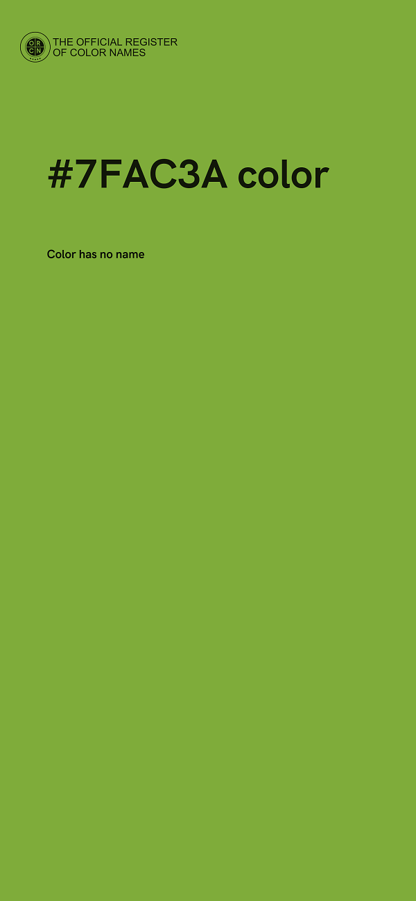 #7FAC3A color image