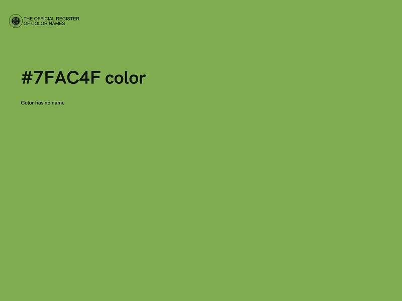 #7FAC4F color image