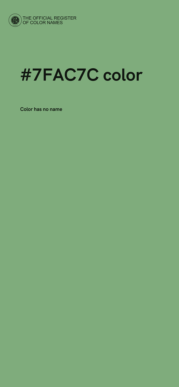 #7FAC7C color image