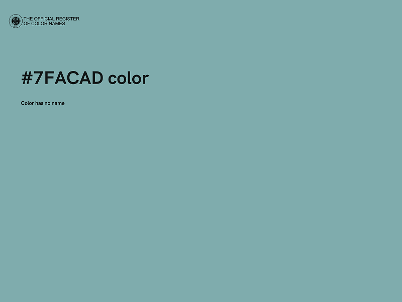#7FACAD color image