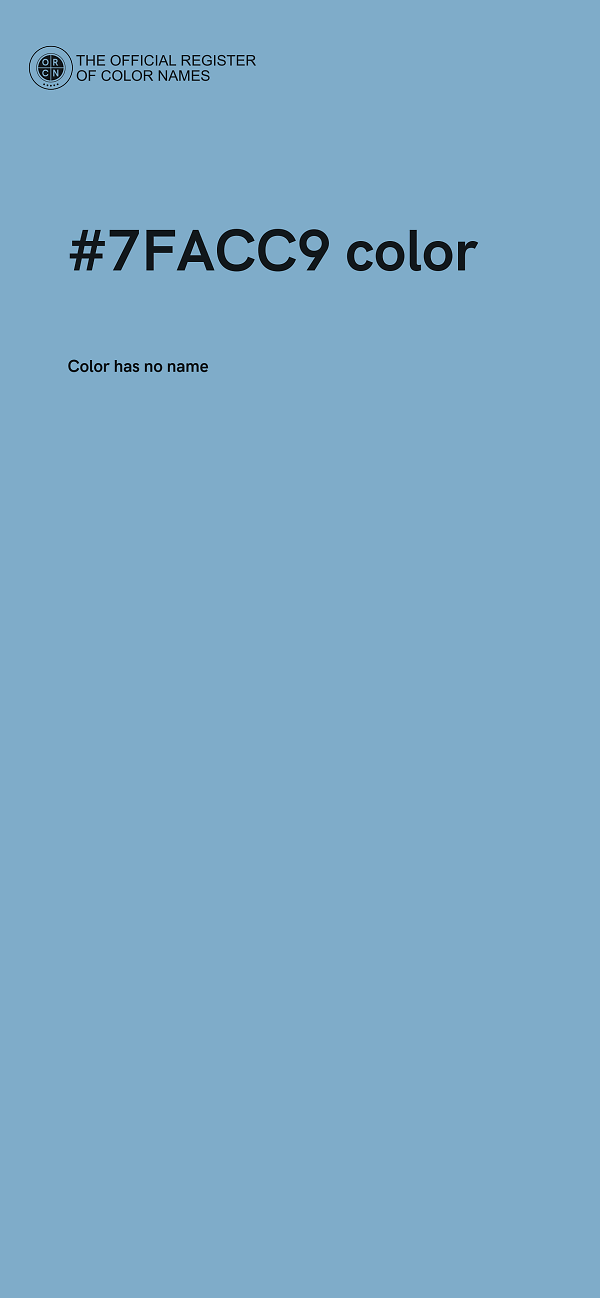 #7FACC9 color image