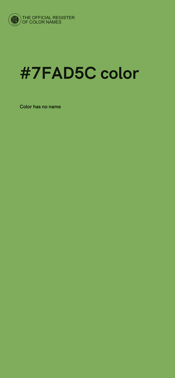 #7FAD5C color image