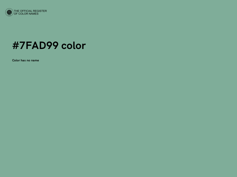 #7FAD99 color image