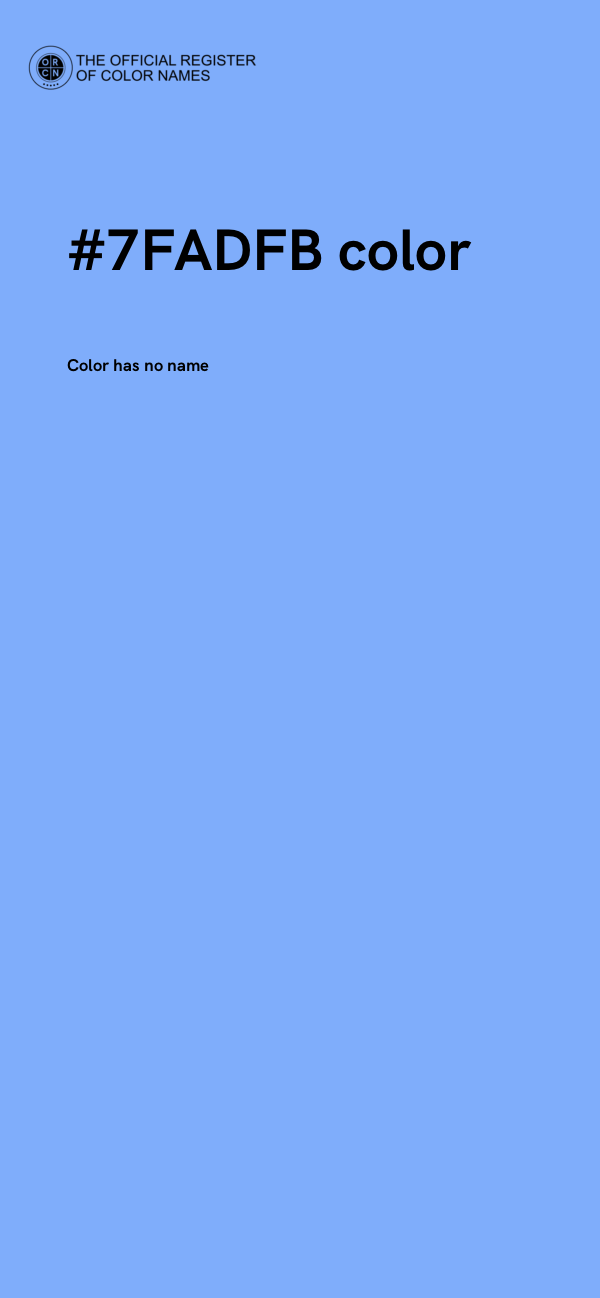 #7FADFB color image