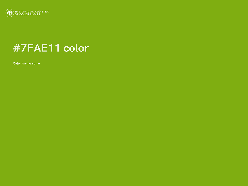 #7FAE11 color image