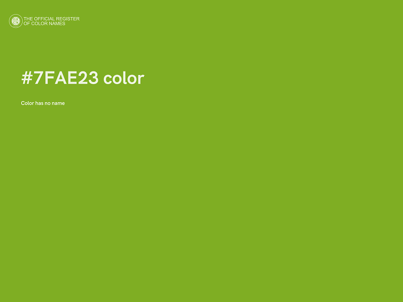 #7FAE23 color image