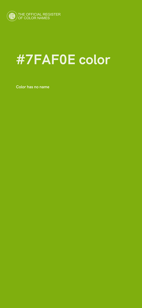 #7FAF0E color image
